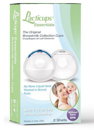 Combo Kit - 1 Lacticups® Essentials (two cups) with Plugs and 1 Set of The Lacticups® Originals (two cups) lacticups, Package Sets Lacticups: The Original Breastmilk Collection Cup | Essential Breastfeeding Supply